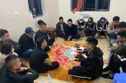 Nghệ An: Triệt phá ổ nhóm đánh bạc lưu động, bắt giữ 21 đối tượng
