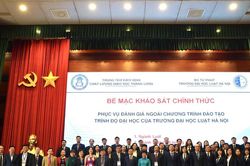 Bế mạc khảo sát chính thức đánh giá ngoài 04 chương trình đào tạo trình độ đại học của Trường Đại học Luật Hà Nội