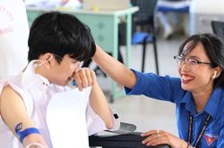 Ngày hội Chủ nhật Đỏ tại trường Nhân văn: Lan tỏa lòng tốt, tính thiện, lòng nhân ái, nhân văn