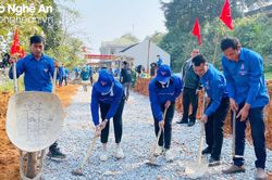 Nghệ An triển khai 480 công trình trong tuần đầu Tháng Thanh niên