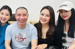 Hồng Diễm, Lương Thanh và Quỳnh Kool đến thăm nghệ sĩ Công Lý
