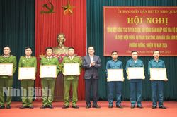 Huyện Nho Quan, Yên Khánh tổng kết công tác tuyển chọn, gọi công dân nhập ngũ năm 2023