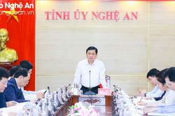 Ban Chỉ đạo tỉnh Nghệ An về vận động, hỗ trợ xây dựng nhà ở cho hộ nghèo, người có hoàn cảnh khó khăn họp bàn kế hoạch triển khai chương trình
