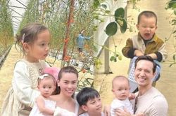 Netizen bật cười trước lý do hai nhóc tì nhà Hồ Ngọc Hà - Kim Lý trốn học
