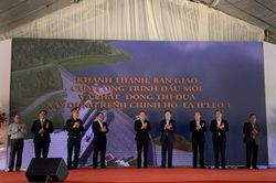 Phó Thủ tướng Trần Lưu Quang tham dự Lễ khánh thành hồ thủy lợi Ea H'leo 1