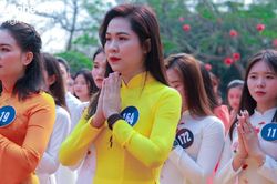 Top 50 khoe sắc tại Bán kết Lễ hội Áo dài Hoa cúc biển Cửa Lò 2023