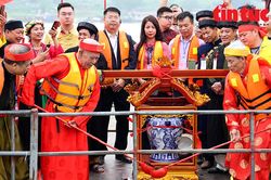 Rước kiệu, thỉnh nước trong lễ hội truyền thống làng Yên Duyên