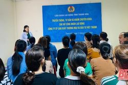 Tư vấn và khám chuyên khoa cho nữ công nhân, lao động Công ty CP Sản xuất thương mại và đầu tư Việt Thanh