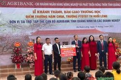 Điện Biên: Khánh thành, bàn giao công trình trường học trị giá 2 tỷ đồng