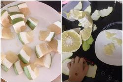 Bổ bưởi kiểu độc lạ, hội chị em minh chứng là gái 'đoảng'