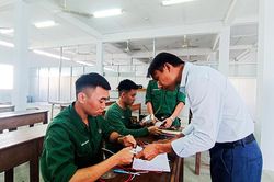 Quan tâm tạo việc làm cho quân nhân xuất ngũ