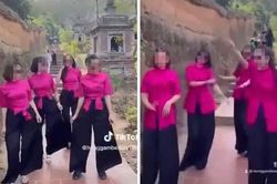 Xác minh clip 4 cô gái nhảy nhót ở nơi an nghỉ của các tăng ni tại chùa Bổ Đà