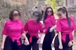 Xử phạt người đăng clip 4 phụ nữ nhảy nhót tại nơi an nghỉ của hơn 1.000 tăng ni