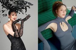 Thanh Hằng đội mũ lông ấn tượng, Lý Nhã Kỳ diện cut-out quyến rũ