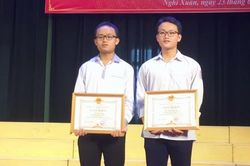 Anh đạt giải Nhì, em trai 'ẵm' giải Nhất học sinh giỏi quốc gia