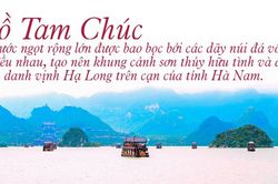 Hồ Tam Chúc vịnh Hạ Long trên cạn tại Hà Nam