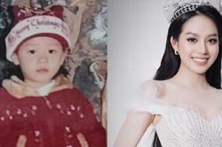 Fan thích thú với hình ảnh thơ ấu của Hoa hậu Thanh Thủy