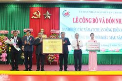 Huyện Cẩm Mỹ công bố các xã nông thôn mới nâng cao, kiểu mẫu năm 2022