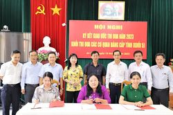 Khối Thi đua các cơ quan Đảng cấp tỉnh An Giang ký kết giao ước thi đua năm 2023
