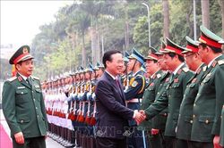 Chủ tịch nước dự Lễ Tuyên dương gương mặt trẻ tiêu biểu toàn quân năm 2023