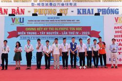 Trao giải kỳ thi Olympic Tin học miền Trung - Tây Nguyên