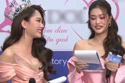 Thiên Ân nói gì khi bị Hoa hậu Mai Phương đọc sai tên ở sự kiện?