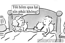 Khó lòng qua mặt được vợ