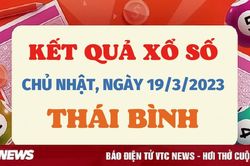 XSTB 19/3 - Kết quả xổ số Thái Bình hôm nay 19/3/2023