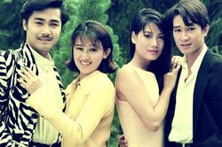 Lý Hùng, Trương Ngọc Ánh bên Quan Kế Huy 27 năm trước