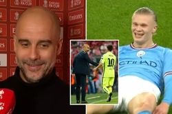 HLV Guardiola: 'Tôi thay Haaland để ngăn cậu ấy phá kỷ lục ghi bàn của Messi'