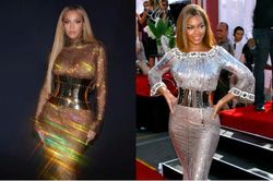 Chiếc váy lấp lánh của Beyoncé tại Oscar gây sốt