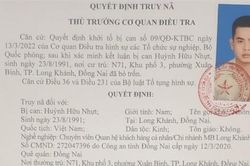 Truy nã chuyên viên chi nhánh một ngân hàng ở Long Khánh