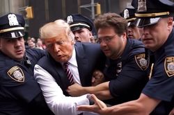 Ảnh deepfake ông Trump bị bắt tràn ngập mạng Twitter