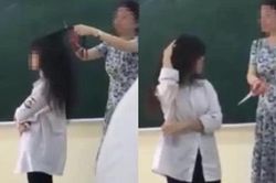 Cô giáo cắt tóc của nữ sinh ngay trên bục giảng: Học sinh bất bình, giáo viên thấy 'sốc'