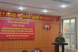 Quận Hoàng Mai tuyên truyền, vận động 100% hộ gia đình có dụng cụ chữa cháy