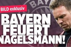 Bayern Munich bất ngờ sa thải huấn luyện viên Julian Nagelsmann