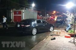 Bình Phước: Ôtô Camry phát nổ bốc cháy, tài xế tử vong trên ghế lái