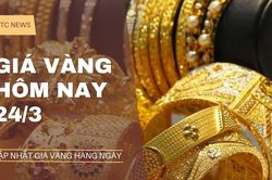 Giá vàng hôm nay 24/3: Kim loại quý tăng mạnh, sắp chạm 2.000 USD/ounce
