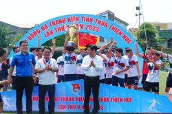 Giải bóng đá Thanh niên tỉnh Thừa Thiên Huế: Khỏe để lập nghiệp và giữ nước