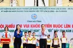 Tỉnh Đoàn Hà Tĩnh biểu dương Dũng sỹ nghìn việc tốt