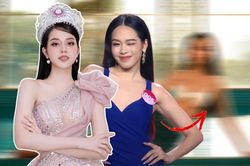 Hoa hậu Thanh Thủy lộ dấu hiệu 'trùng tu' cặp tuyết lê, fan nhắc nhở: Đừng lạm dụng dao kéo