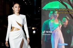 Hành động dưới mưa của Hoa hậu Thùy Tiên dành cho đồng đội được khen ngợi