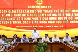Bí thư Thành ủy TPHCM kiến nghị cho tự chủ một số chính sách về giáo dục
