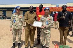 Giảng viên mũ nồi xanh ở Abyei