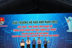 'Văn phòng điện tử UEH Youth E-Office' giành giải thưởng Hồ Hảo Hớn