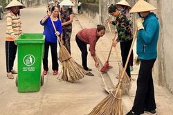 'Ngày môi trường trong tuần' xây dựng có hiệu quả nông thôn mới nâng cao, kiểu mẫu