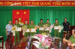 Phòng Cảnh sát môi trường nhận Giấy khen của Tổ chức quốc tế