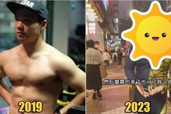 Đạp xe 4 năm quanh Trung Quốc, anh chàng biến đổi ngoại hình khiến ai cũng phải kinh ngạc
