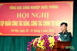 Tổng cục Công nghiệp quốc phòng tập huấn công tác Đảng, công tác chính trị năm 2023