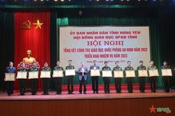 Tỉnh Hưng Yên tổng kết công tác giáo dục quốc phòng và an ninh năm 2022